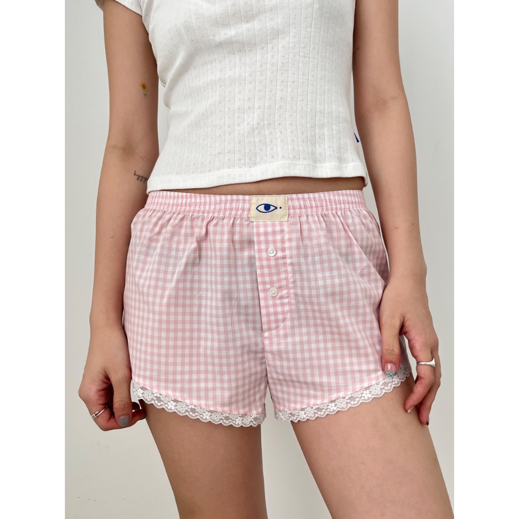 TheBlueTshirt - Quần short phối ren cho nữ - Lace Short - Women