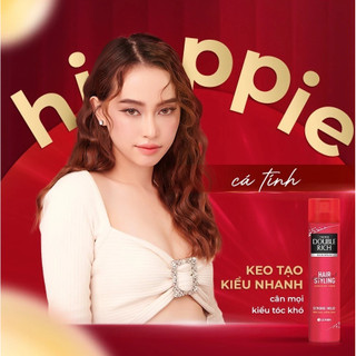 Xịt Tạo Kiểu Tóc Double Rich Hair Spray Strong Hold Giúp Giữ Tóc Cố Định 170ml