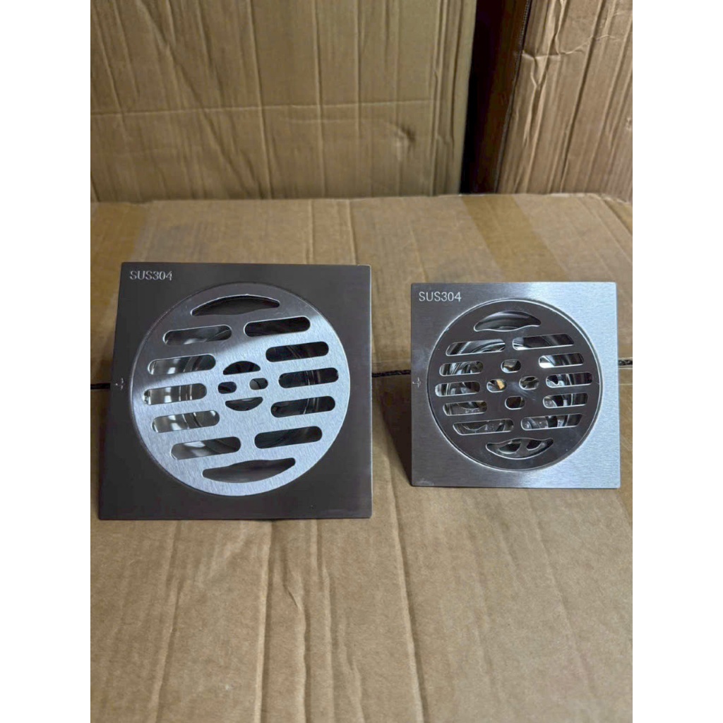 PHỄU THOÁT SÀN INOX 304 CHỐNG HÔI, CHỐNG CÔN TRÙNG – KÍCH THƯỚC 12x12 & 15x15
