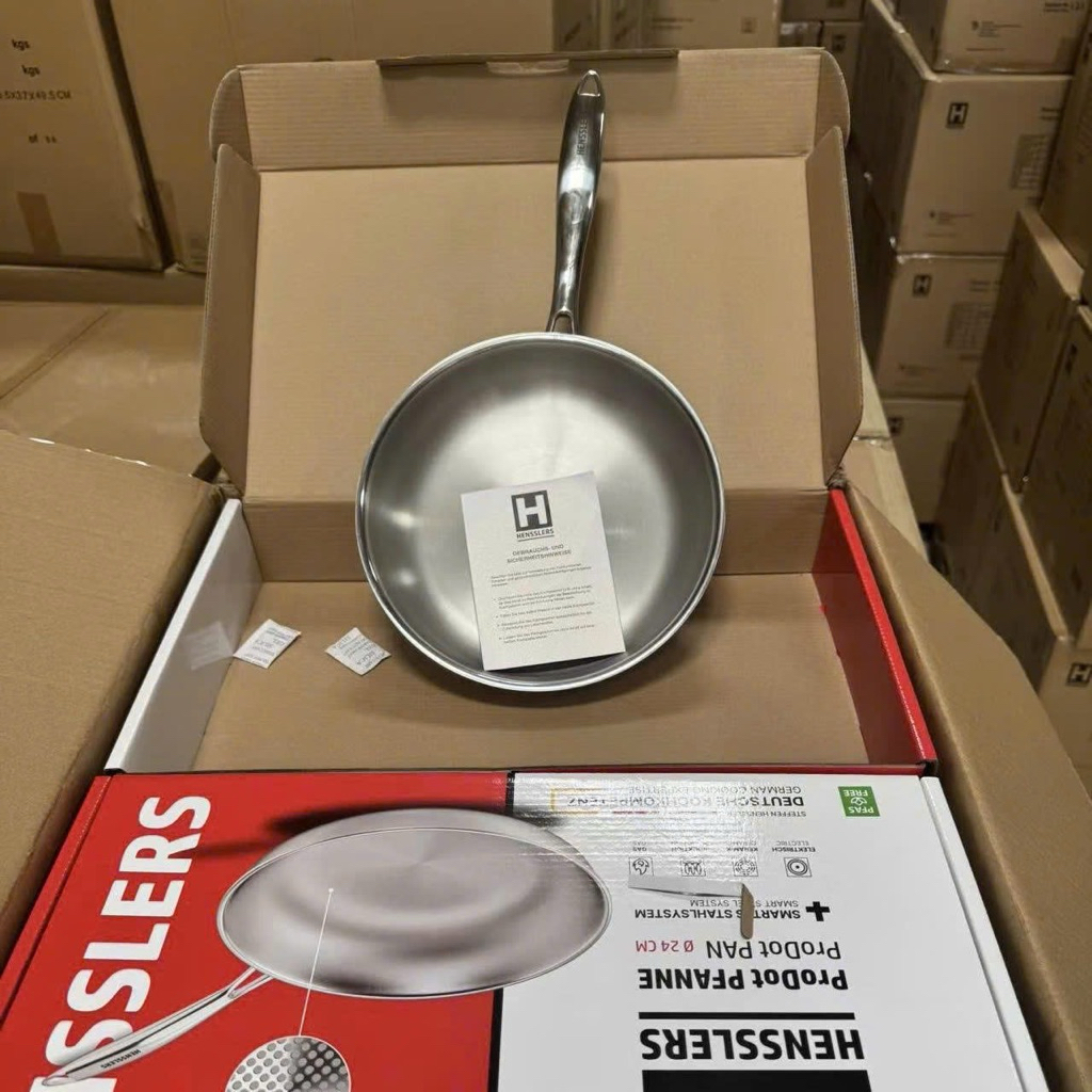 Chảo Đức Hensslers chống dính đa điểm inox18/10