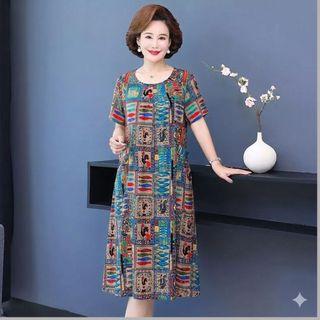 ( SIZE 50-70KG )VÁY LANH DÁNG CHỮ A ,THANH LỊCH, THOÁNG MÁT, DỄ MẶC MỖI NGÀY