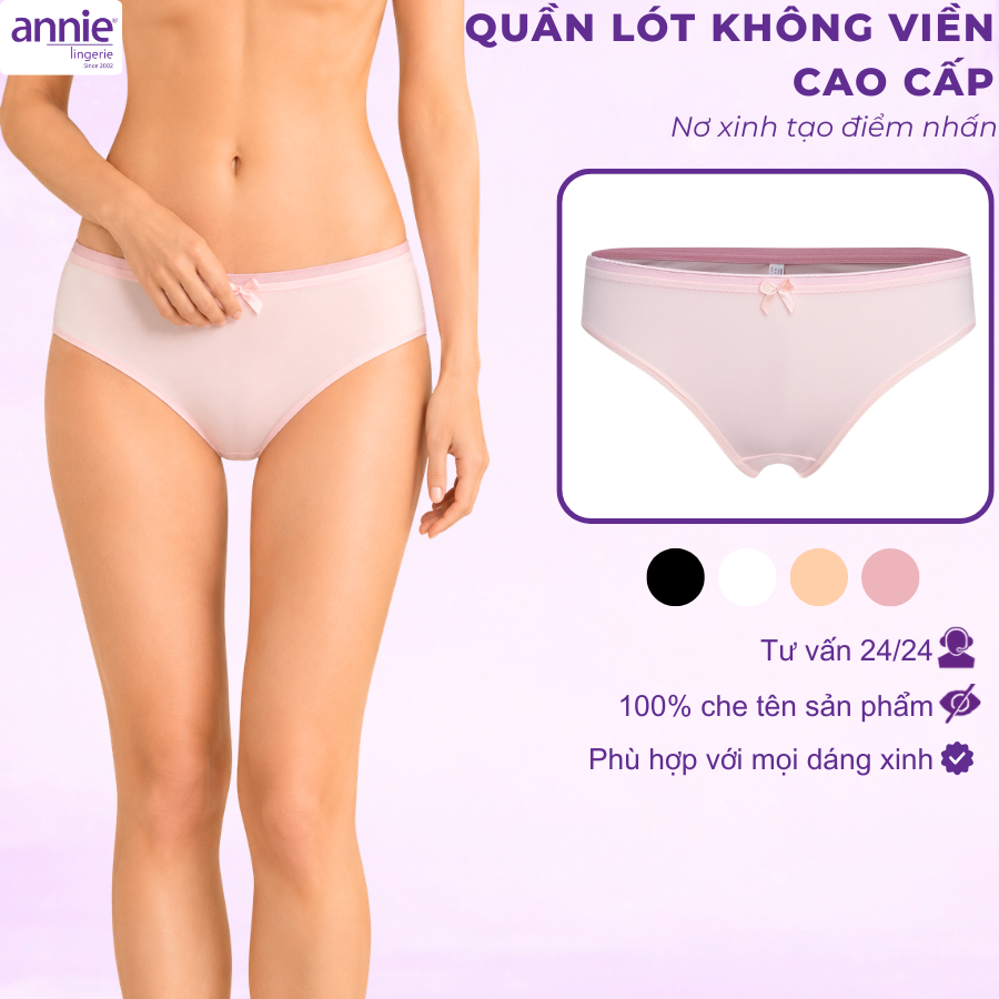 Quần lót nữ cao cấp không viền annie QE 2158 không vết hằn, co giãn 4 chiều, lưng thấp mặc thoải mái