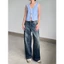 TheBlueTshirt - Áo gile nữ phom regular phối viền ren - Pompom Chic Vest - Women