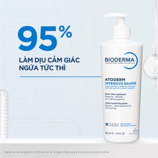 Kem dưỡng ẩm chuyên sâu cho da rất khô và viêm da cơ địa Bioderma Atoderm Intensive Baume - 500ml