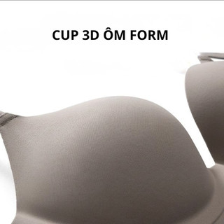 Áo Lót SU021 Chất Su Đúc Không Gọng Không Hằn Nâng Ngực Tạo Khe Cúp V Sâu Gợi Cảm Siêu Mềm Mại