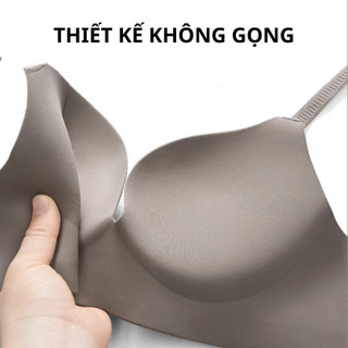 Áo Lót SU021 Chất Su Đúc Không Gọng Không Hằn Nâng Ngực Tạo Khe Cúp V Sâu Gợi Cảm Siêu Mềm Mại