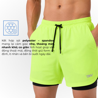 Quần Shorts Thể Thao Nam VELOSAR RSP-60039– Nhẹ, Nhanh Khô, Co Giãn, Thoáng Mát