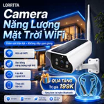 Camera Năng Lượng Mặt Trời WiFi. độ phân giải 1080P HD, đèn hồng ngoại, chuyển động 2 Chiều, loa và mic tích hợp — ảnh 1