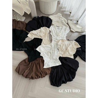 PHẠM THÙY SHOP: SET ÁO BUỘC DÂY MIX QUẦN BÍ ẢNH THẬT