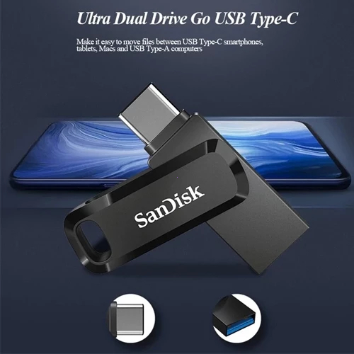 San Disk Ultra Ổ USB hai cổng tốc độ cao 64GB/128GB/256GB/512GB/1TB Bảo hành chính hãng 5 năm.