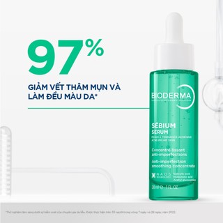 [QUÀ TẶNG KHÔNG BÁN] Tinh chất sáng mịn, mờ thâm Bioderma Sébium Serum cải thiện toàn diện da dầu mụn - 4ml