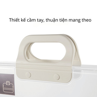 Cặp Đựng Tài Liệu A4 LoviOffice N2503 - Cặp Sách Nhựa PP Cao Cấp Sức Chứa 460 Tờ Có Quai Xách Cho Học Sinh, Văn Phòng