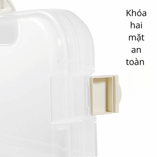 Cặp Đựng Tài Liệu A4 LoviOffice N2503 - Cặp Sách Nhựa PP Cao Cấp Sức Chứa 460 Tờ Có Quai Xách Cho Học Sinh, Văn Phòng