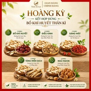 Trà Hoàng Kỳ Cao Cấp Bổ Khí Huyết, Điều Kinh, Giảm Đau Bụng, Sáng Mắt, Khoẻ Gan, An Thần, Ngủ Ngon