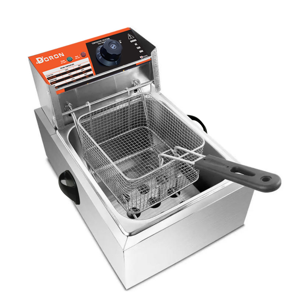 Bếp chiên nhúng điện, ngập dầu DORON 2500W đa năng chiên gà rán, đồ ăn nhanh