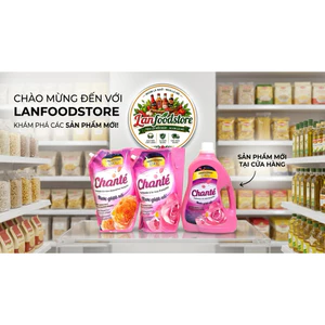 Nước giặt xả cao cấp Chanté 8 trong 1 – Hương hoa hồng Pháp (Chanté Parfumée à la rose française)