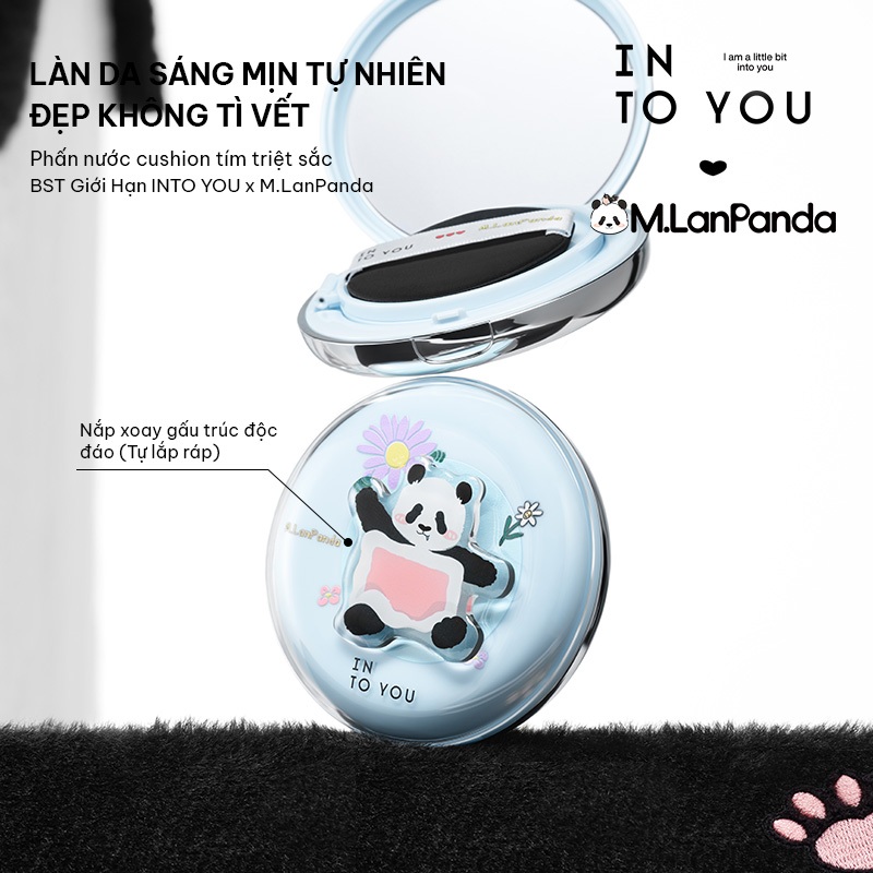 [NEW LIMITED PHIÊN BẢN PANDA] Phấn nước Panda Cushion Cấp Ẩm Che Khuyết Điểm INTO YOU X MLAN
