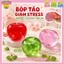 Đồ chơi bóp xả stress hình quả táo băng trong suốt đàn hồi chậm