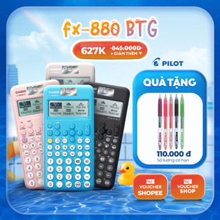 [LS] Máy tính Casio Fx-880BTG dành cho học sinh cấp 2 3 được mang phòng thi bảo hành chính hãng 7 năm 1 đổi 1