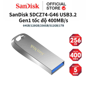 SanDisk SDCZ74-G46 USB3.2 Gen1 tốc độ 400MB/s, bảo hành 5 năm 64GB/128GB/256GB/512GB/1TB
