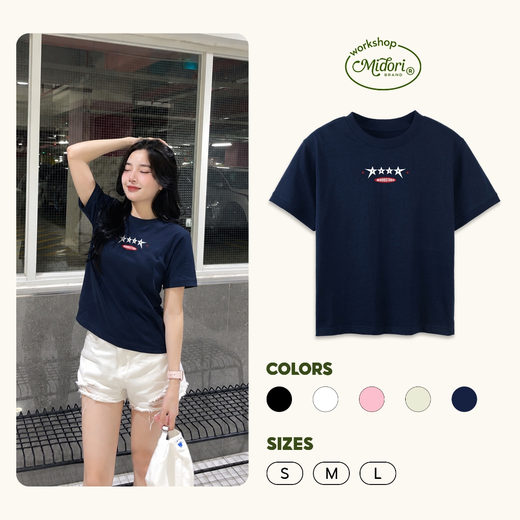 Áo Thun Baby Tee MIDAY 10 Nữ Form Ôm Vải Cotton Thời Trang Trẻ Trung | MI MIDORI