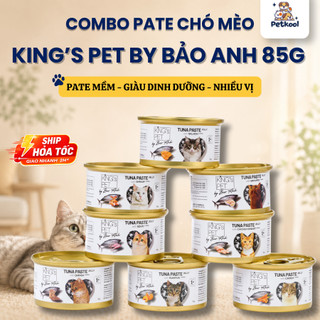 [COMBO] Pate cho mèo King's Pet by Bảo Anh - 85gr Pet Kool
