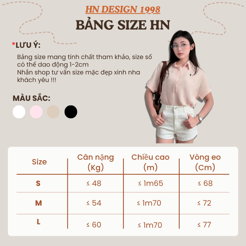Áo Sơ Mi Nữ Ngắn Tay Dáng Rộng Chất Thô Đũi Hàn Thêu Nhẹ Mát Thời Trang Nữ Năng Động Hot HN DESIGN