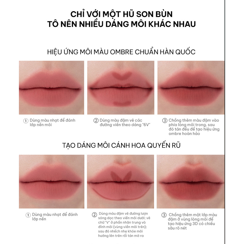 [NEW LIMITED PHIÊN BẢN PANDA] Son Bùn Hũ INTO YOU x MLAN Mịn Lì Nhẹ Dễ Tán, Không Khô Môi Dùng Cho Môi Và Má 5g