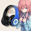 Tai nghe Miku Nhà có năm nàng dâu tai nghe dạng chụp không dây Gotoubun no Hanayome phụ kiện cosplay manga