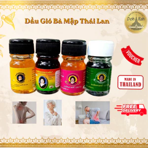Dầu Gió Bà Mập (Dầu Gió Hoa Hồng - Dầu Bà Mập Thái Lan) - SHOP DẦU DOKRAK
