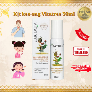 [CHÍNH HÃNG] Xịt keo ong Vitatree 30ml - SHOP DẦU DOKRAK
