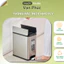 Thùng rác Inox Hiro Fly - Mở nắp 90 độ khi đạp - Nắp đóng nhẹ nhàng 5s