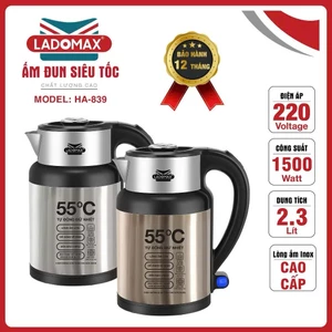 ẤM ĐUN SIÊU TỐC TỰ ĐỘNG GIỮ ẤM LADOMAX Mã: HA-839