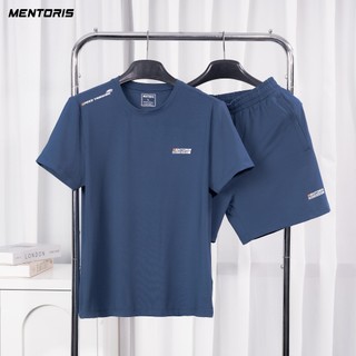 [MUA 1 TẶNG 1] Bộ Đồ Nam Thể Thao Cao cấp Mentoris, Chất Thun Lạnh Co Giãn Thoáng Mát, Thấm Hút Mồ Hôi Tốt MBT01