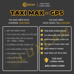 (3 Mắt Cao Cấp) Camera hành trình ô tô TAXI MAX, Tích Hợp GPS, Độ phân dải 4K + 1080P + 1080P, Bảo hành 2 năm | LUXCAM — ảnh 2