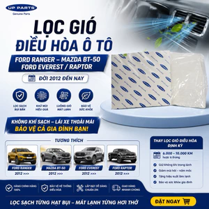 Lọc Gió Điều Hòa Ford Ranger Mazda BT50 Everest Raptor 2012-Nay Khử Mùi Lọc Bụi Bảo Vệ Sức Khỏe