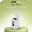 Thùng rác cảm ứng thông minh Inochi Hiro Echo, tự động đóng mở nắp, kháng khuẩn, thiết kế hiện đại
