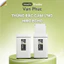 Thùng rác cảm ứng thông minh Inochi Hiro Echo, tự động đóng mở nắp, kháng khuẩn, thiết kế hiện đại