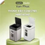 Thùng rác cảm ứng thông minh Inochi Hiro Echo, tự động đóng mở nắp, kháng khuẩn, thiết kế hiện đại