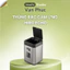 Thùng rác cảm ứng thông minh Inochi Hiro Echo, tự động đóng mở nắp, kháng khuẩn, thiết kế hiện đại