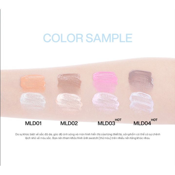 [NEW LIMITED PHIÊN BẢN PANDA] Má hồng và highlighter hai đầu INTO YOU x MLAN 6.6g