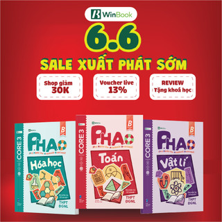 [COMBO lí thuyết A00] Bộ 3 cuốn P.H.A.O Toán, Vật lí, Hóa học Ôn luyện thi tốt nghiệp THPT, ĐGNL