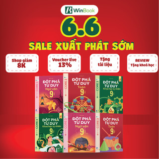 Sách – Đột phá tư duy Lớp 9 – Toán, Ngữ văn, Khoa học tự nhiên - Giúp con tự học