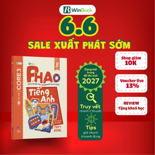 Sách P.H.A.O (Pro Hacks For Academic Overload) Tiếng Anh Ôn Thi Tốt Nghiệp THPT, ĐGNL | WinBook