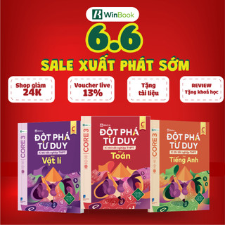 [COMBO NÂNG ĐIỂM KHỐI A01] Bộ 3 cuốn Đột phá tư duy kì thi tốt nghiệp THPT môn Toán, Vật lí, Anh