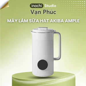 Máy làm sữa hạt Akiba Ample – Máy xay nấu đa năng, 5 chế độ tự động, thiết kế cao cấp, xay nhuyễn mịn
