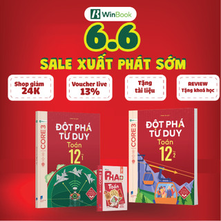 [COMBO] Bộ 3 cuốn P.H.A.O Toán Ôn luyện thi tốt nghiệp THPT, ĐGNL và Đột phá tư duy Toán 12 (2 tập)