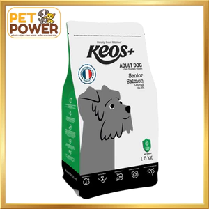 Hạt Cho Chó Lớn Tuổi Keos+ Senior Cá Hồi 1.5kg - Hỗ Trợ Nhận Thức, Tiêu Hóa & Miễn Dịch