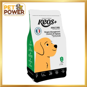 Hạt Cho Chó Keos+ Adult Dog Weight Management 1.5kg Gà & Tapioca Kiểm Soát Cân Nặng