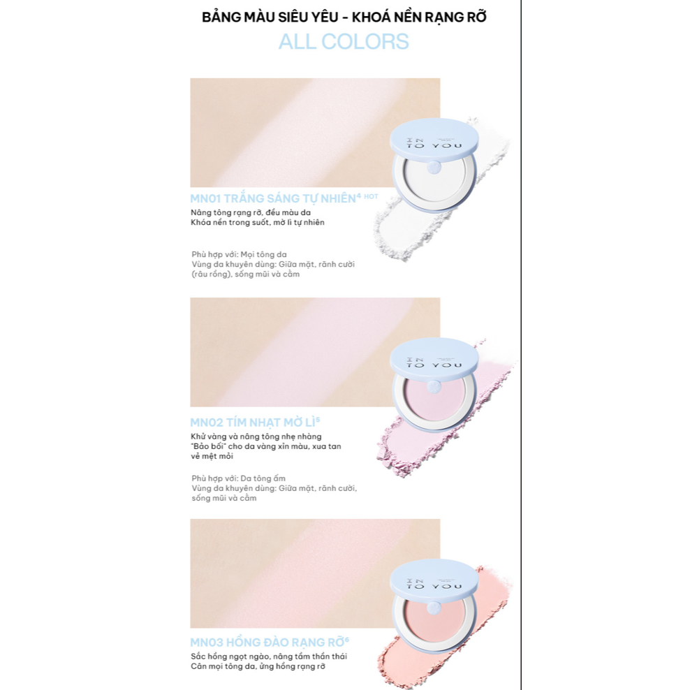 [NEW LIMITED PHIÊN BẢN PANDA] Phấn phủ nén mini INTO YOU X MLAN 3.5g